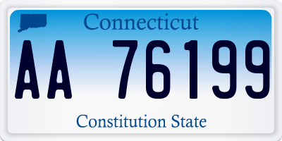 CT license plate AA76199