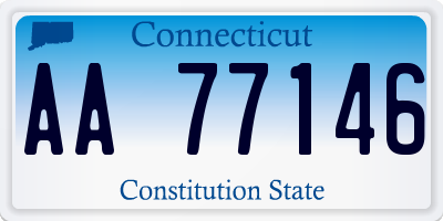 CT license plate AA77146