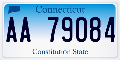 CT license plate AA79084