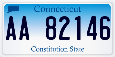 CT license plate AA82146