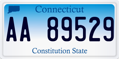 CT license plate AA89529