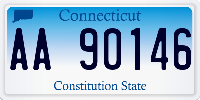 CT license plate AA90146