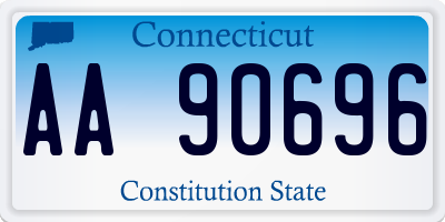 CT license plate AA90696