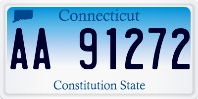 CT license plate AA91272