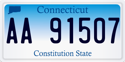 CT license plate AA91507