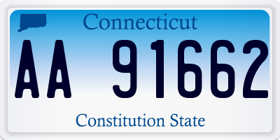 CT license plate AA91662
