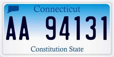 CT license plate AA94131