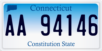 CT license plate AA94146