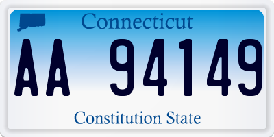 CT license plate AA94149