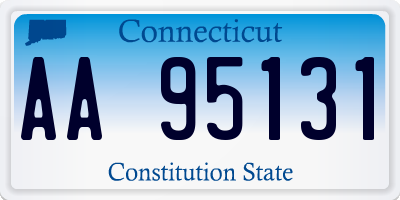 CT license plate AA95131