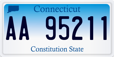 CT license plate AA95211