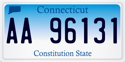 CT license plate AA96131