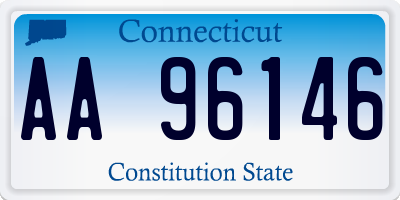 CT license plate AA96146