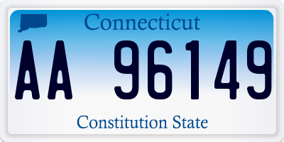 CT license plate AA96149