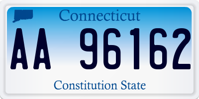 CT license plate AA96162