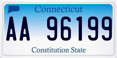 CT license plate AA96199