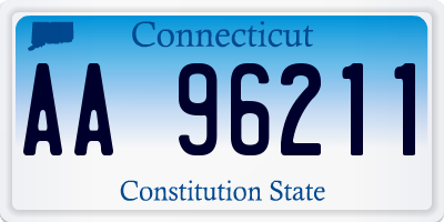 CT license plate AA96211