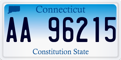 CT license plate AA96215