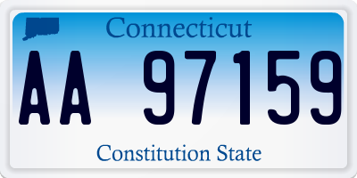 CT license plate AA97159