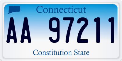 CT license plate AA97211