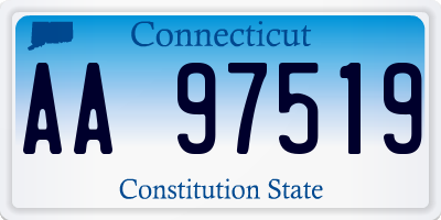 CT license plate AA97519