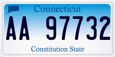 CT license plate AA97732