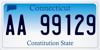 CT license plate AA99129