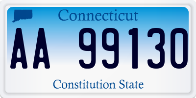 CT license plate AA99130