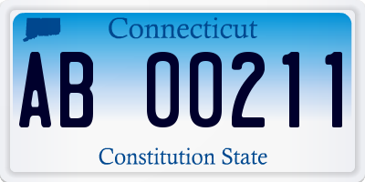CT license plate AB00211