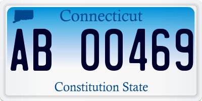 CT license plate AB00469