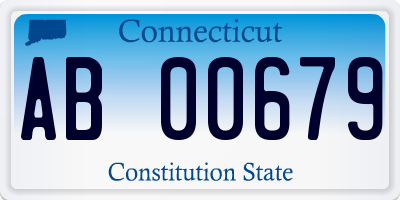 CT license plate AB00679