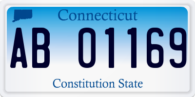 CT license plate AB01169