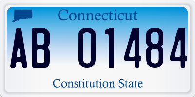 CT license plate AB01484