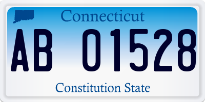 CT license plate AB01528