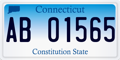 CT license plate AB01565