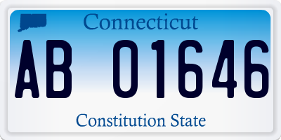 CT license plate AB01646