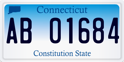 CT license plate AB01684