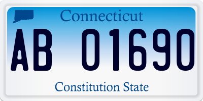 CT license plate AB01690
