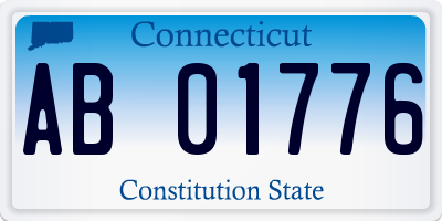 CT license plate AB01776