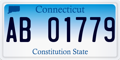 CT license plate AB01779