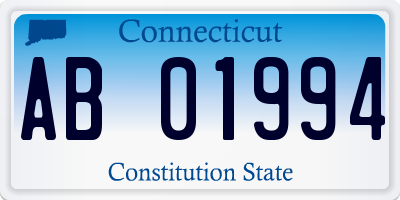 CT license plate AB01994