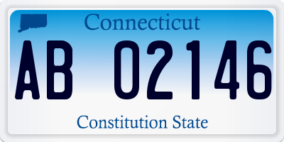 CT license plate AB02146