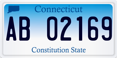 CT license plate AB02169