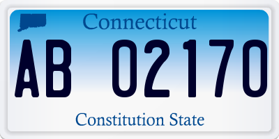 CT license plate AB02170