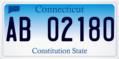 CT license plate AB02180