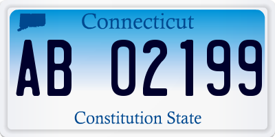 CT license plate AB02199