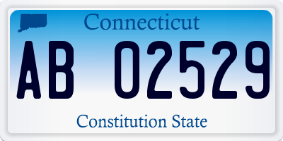 CT license plate AB02529