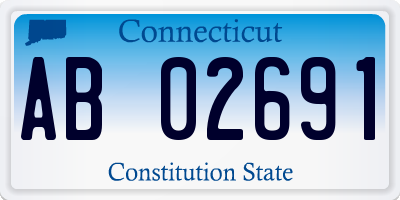 CT license plate AB02691