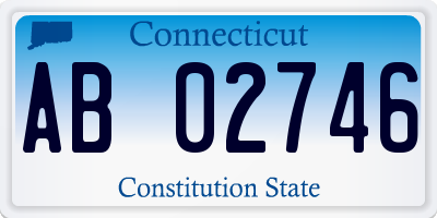 CT license plate AB02746