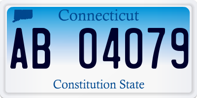 CT license plate AB04079